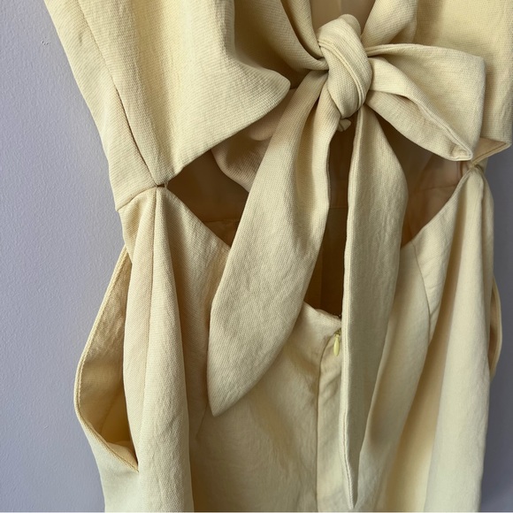 Wilfred Aritzia Aperture Romper Pale Yellow Size 4 - Picture 10 of 16